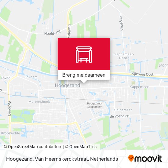 Hoogezand, Van Heemskerckstraat kaart