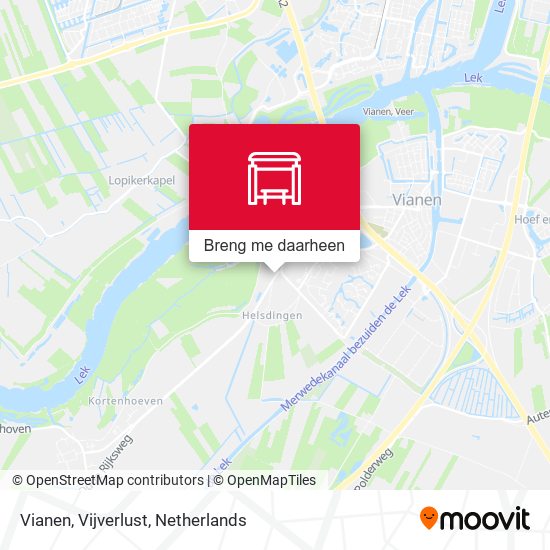 Vianen, Vijverlust kaart