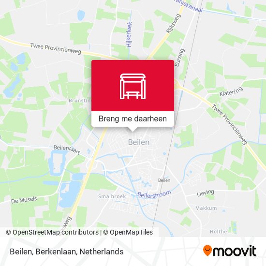 Beilen, Berkenlaan kaart