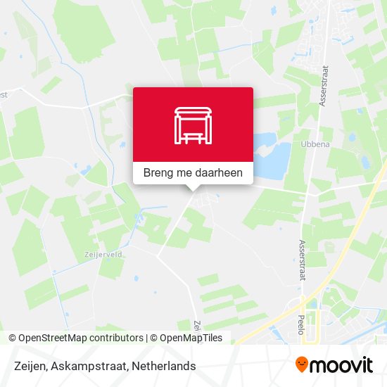 Zeijen, Askampstraat kaart