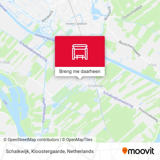 Schalkwijk, Kloostergaarde kaart