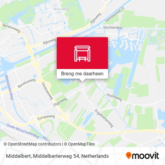 Middelbert, Middelberterweg 54 kaart