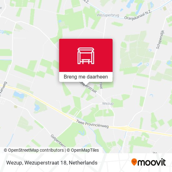 Wezup, Wezuperstraat 18 kaart