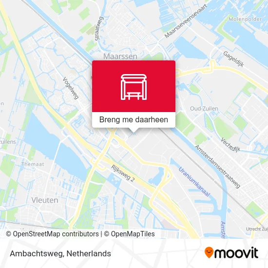 Ambachtsweg kaart