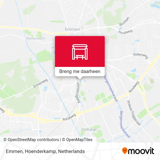 Emmen, Hoenderkamp kaart