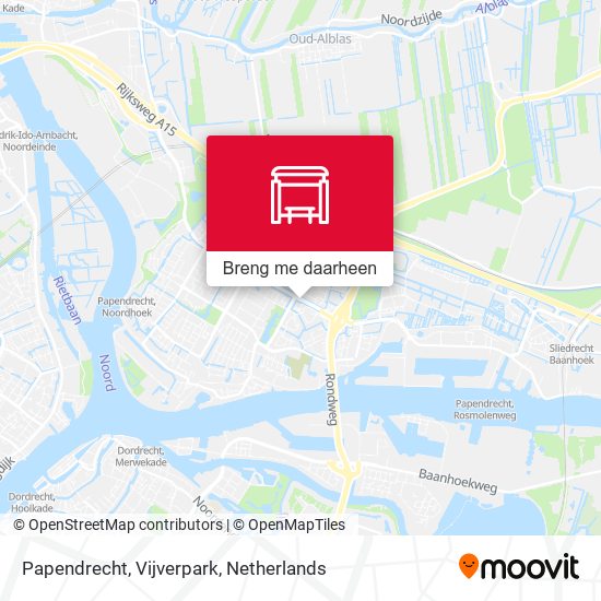 Papendrecht, Vijverpark kaart