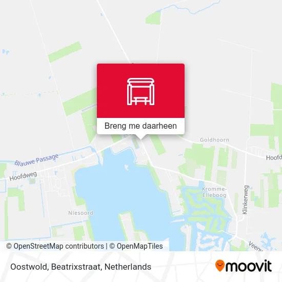 Oostwold, Beatrixstraat kaart