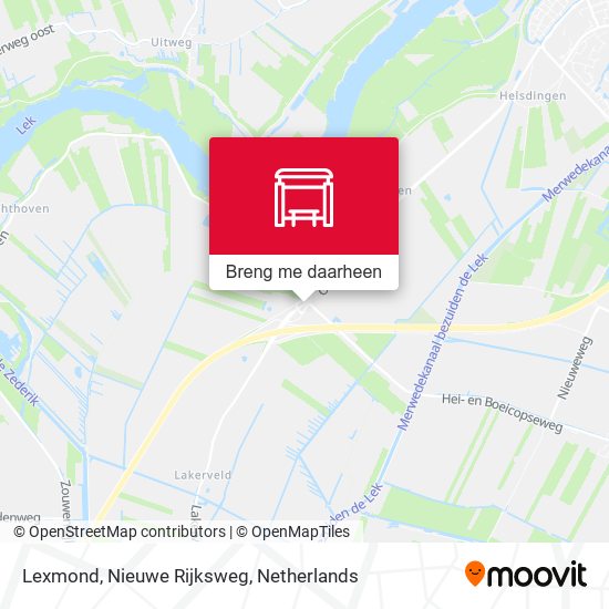 Lexmond, Nieuwe Rijksweg kaart