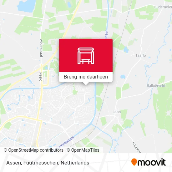 Assen, Fuutmesschen kaart