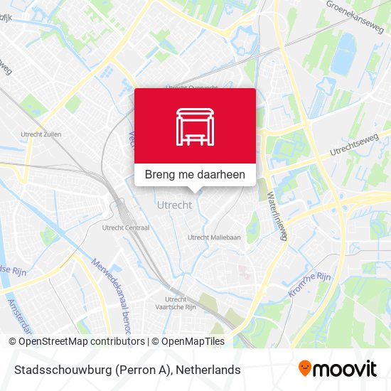Stadsschouwburg (Perron A) kaart