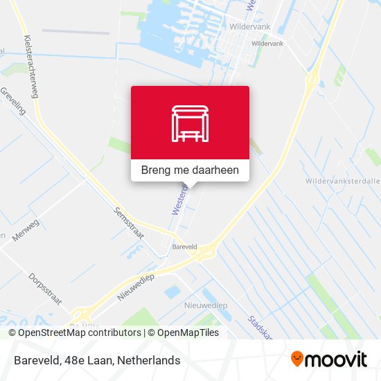 Bareveld, 48e Laan kaart