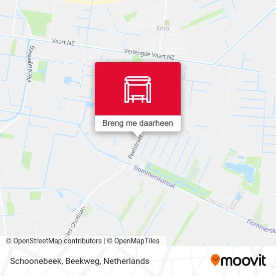 Schoonebeek, Beekweg kaart
