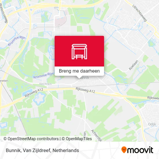 Bunnik, Van Zijldreef kaart