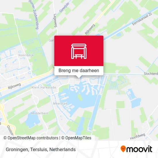 Groningen, Tersluis kaart