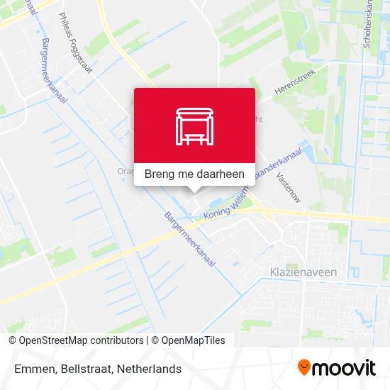 Emmen, Bellstraat kaart