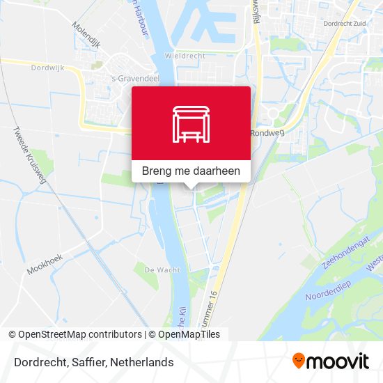 Dordrecht, Saffier kaart
