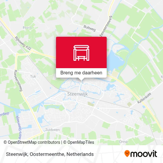 Steenwijk, Oostermeenthe kaart