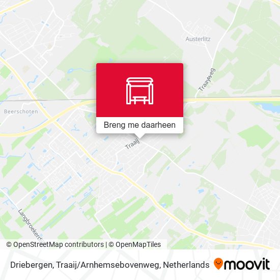 Driebergen, Traaij / Arnhemsebovenweg kaart