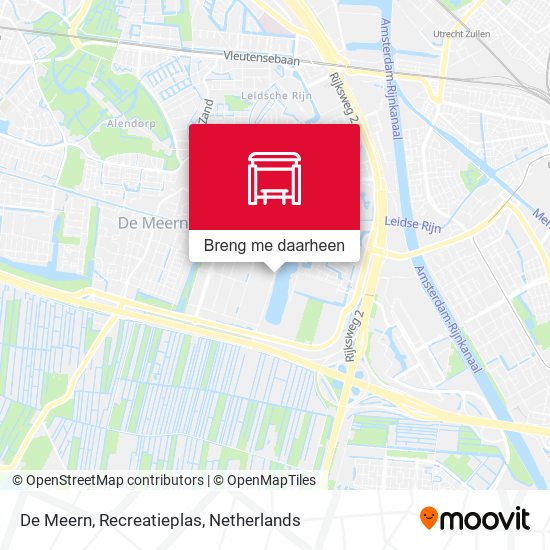 De Meern, Recreatieplas kaart