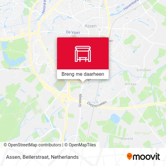 Assen, Beilerstraat kaart
