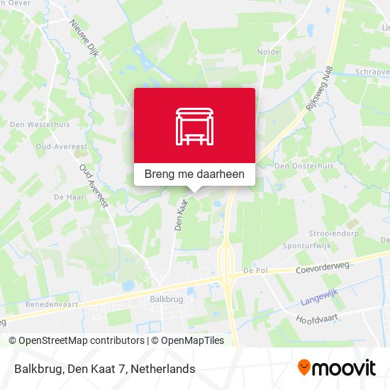 Balkbrug, Den Kaat 7 kaart