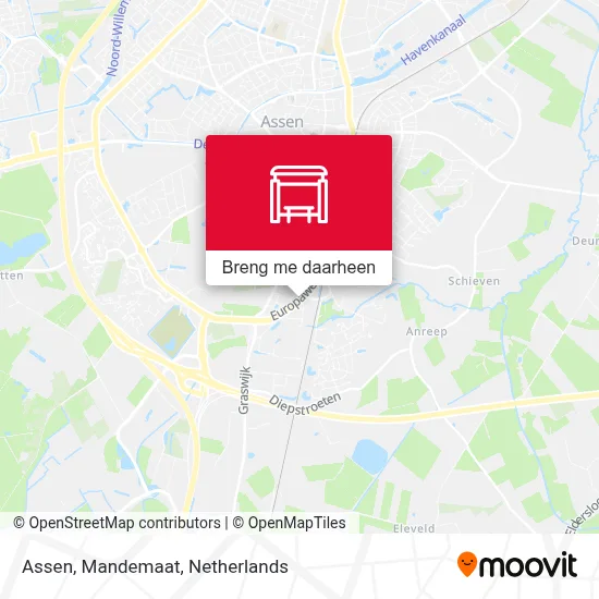 Assen, Mandemaat kaart