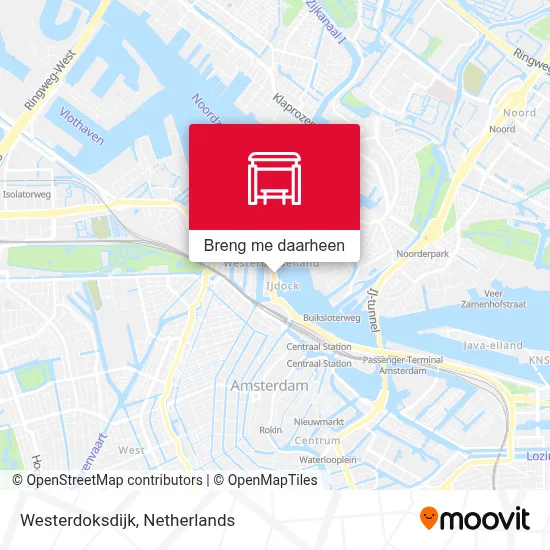 Westerdoksdijk kaart