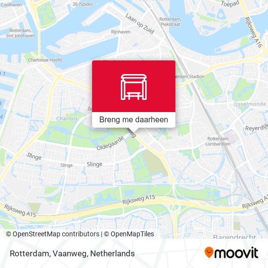 Rotterdam, Vaanweg kaart