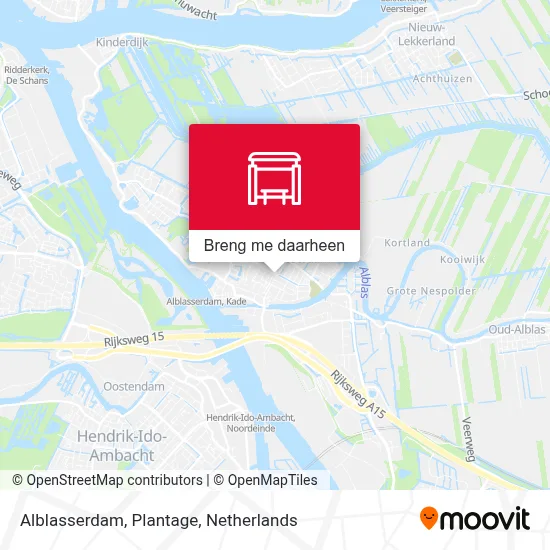 Alblasserdam, Plantage kaart