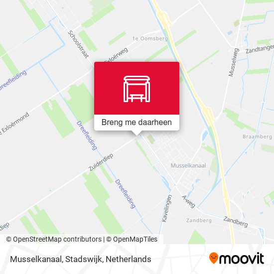 Musselkanaal, Stadswijk kaart