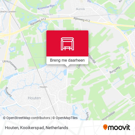 Houten, Kooikerspad kaart