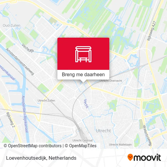 Loevenhoutsedijk kaart