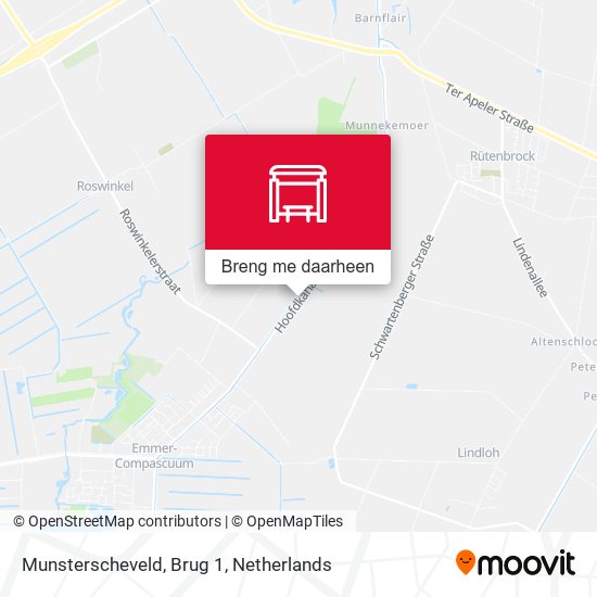 Munsterscheveld, Brug 1 kaart