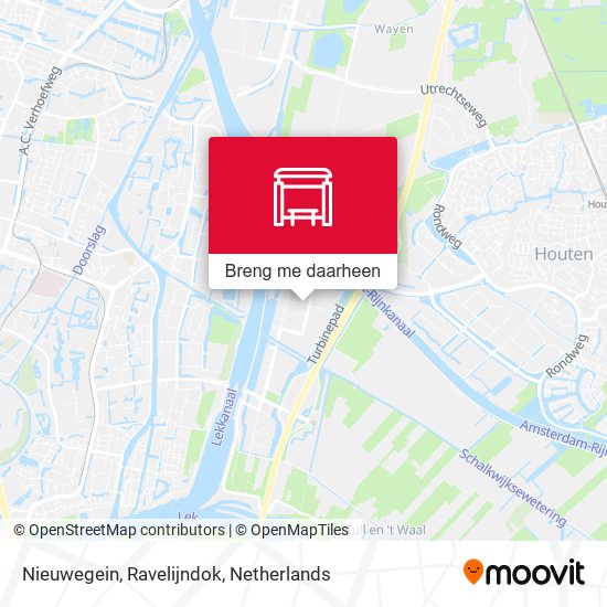 Nieuwegein, Ravelijndok kaart