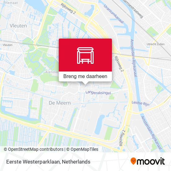 Eerste Westerparklaan kaart