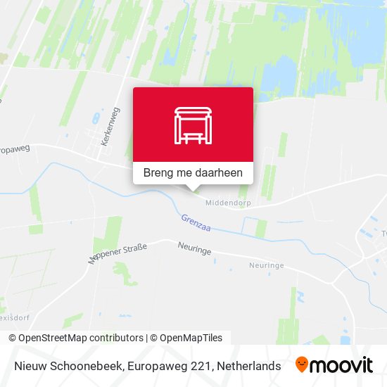 Nieuw Schoonebeek, Europaweg 221 kaart