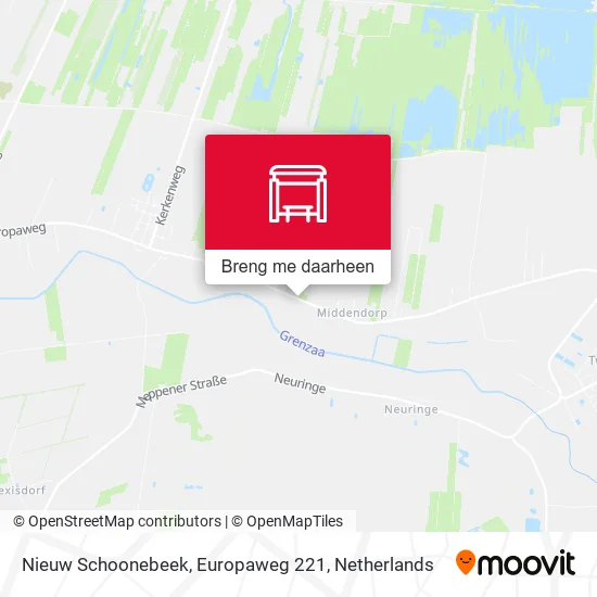 Nieuw Schoonebeek, Europaweg 221 kaart