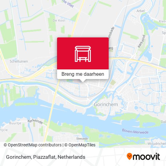 Gorinchem, Piazzaflat kaart