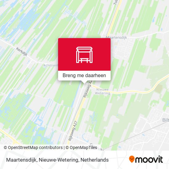 Maartensdijk, Nieuwe-Wetering kaart