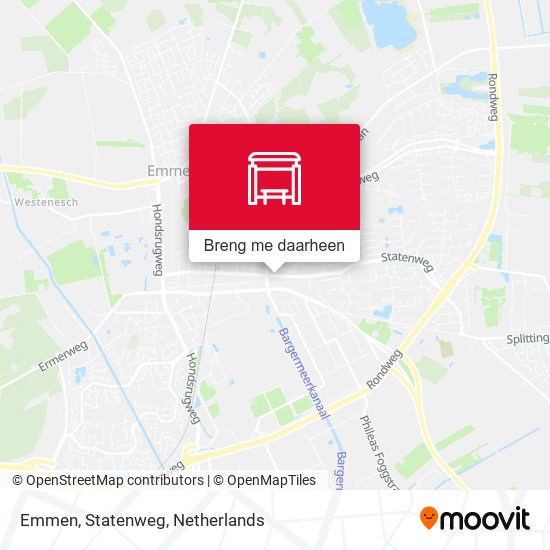 Emmen, Statenweg kaart