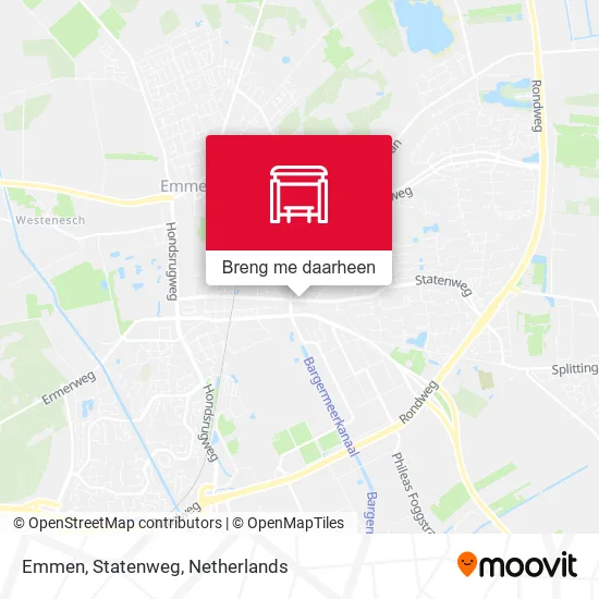 Emmen, Statenweg kaart