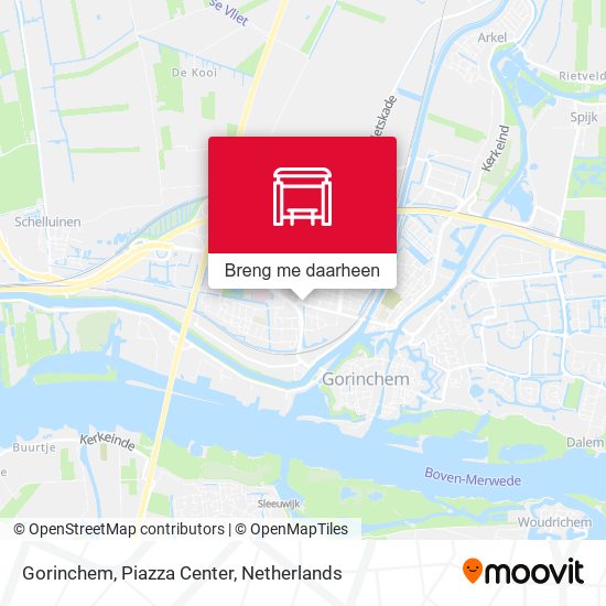 Gorinchem, Piazza Center kaart