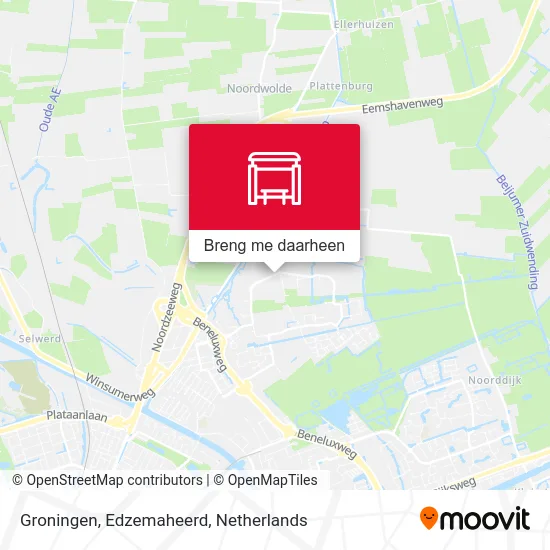 Groningen, Edzemaheerd kaart