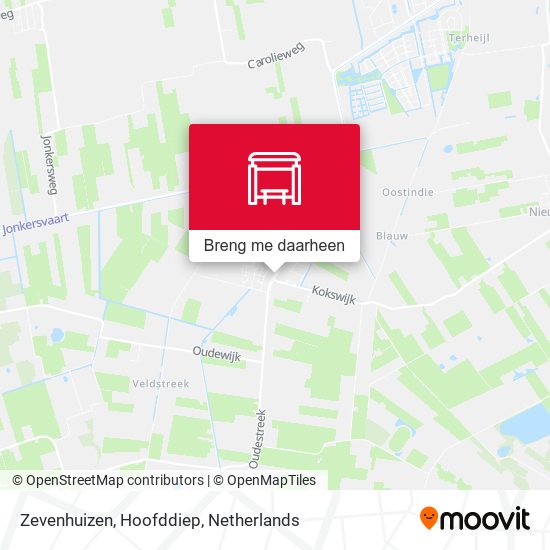 Zevenhuizen, Hoofddiep kaart