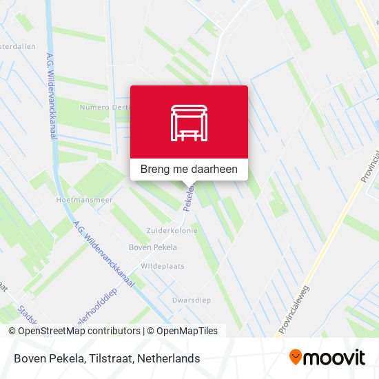 Boven Pekela, Tilstraat kaart