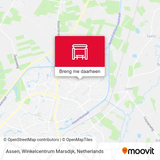 Assen, Winkelcentrum Marsdijk kaart