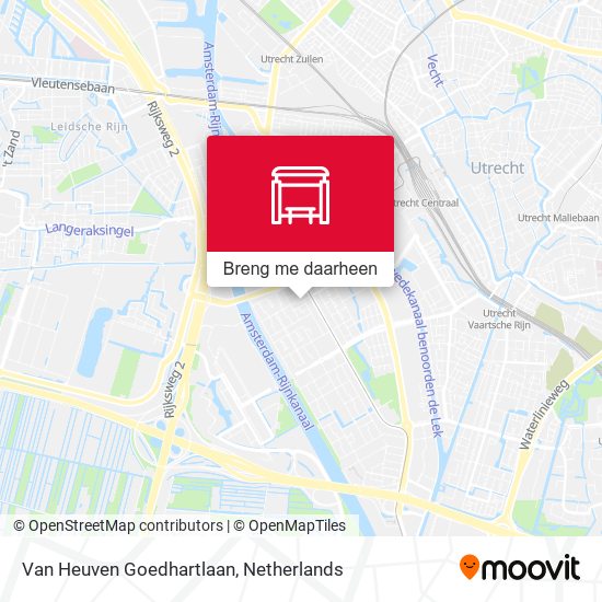Van Heuven Goedhartlaan kaart