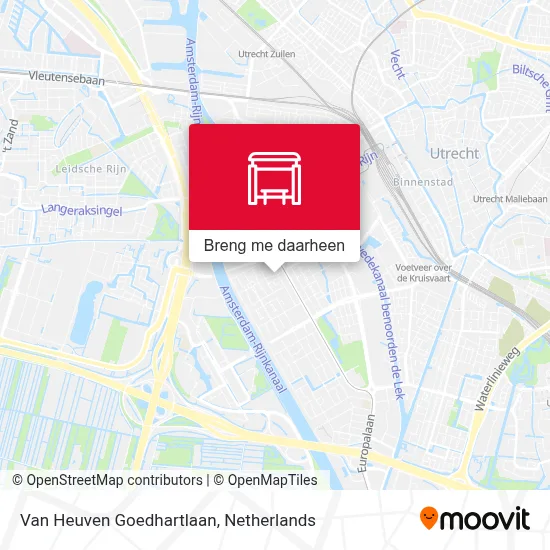 Van Heuven Goedhartlaan kaart