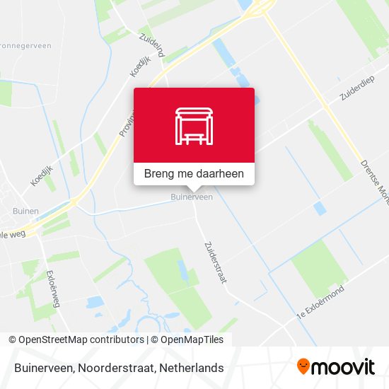 Buinerveen, Noorderstraat kaart