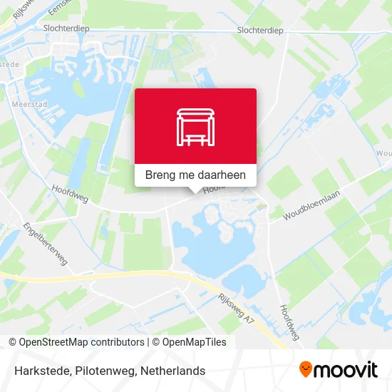 Harkstede, Pilotenweg kaart